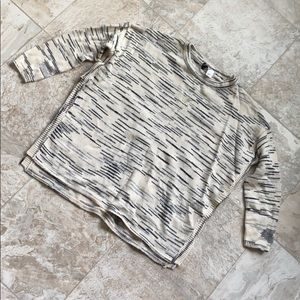 Multi Color Drop Shoulder Sweater